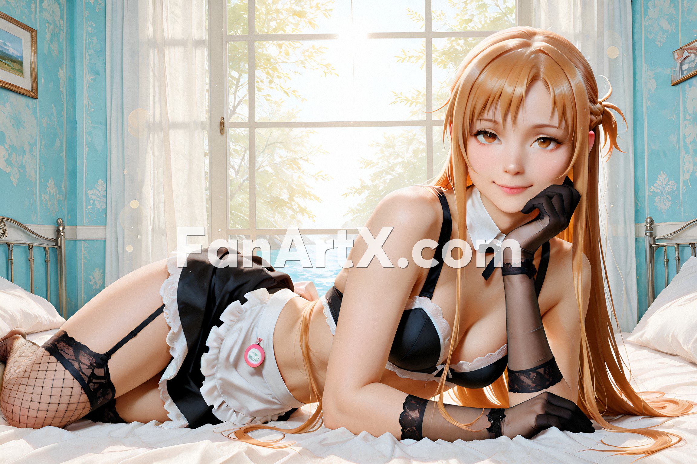 Sao Asuna Yuuki Fanart - Sword Art Online character 6267817
